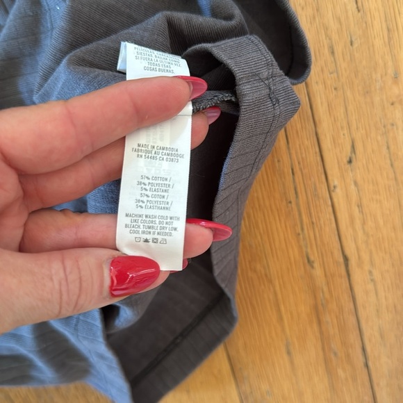 Aerie | Ribbed Tank| Gray/Brown | EUC | size M - Picture 3 of 4